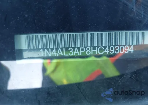 2017 Nissan Altima 2.5 Sr from USA, damaged, VIN 1N4AL3AP8HC493094